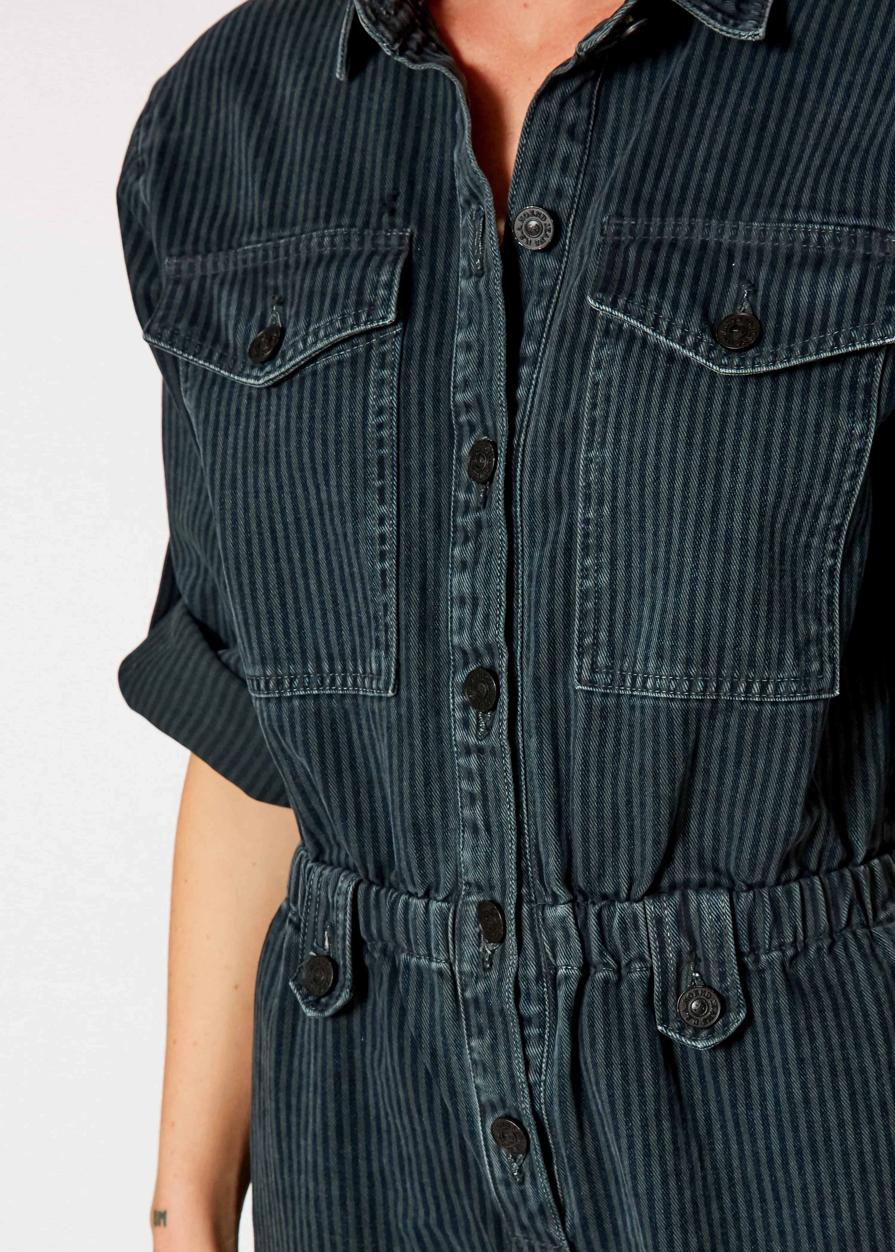 Britt Elastic Waist Jumpsuit
