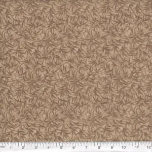 Brown Bamboo Print Fabric
