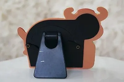 Brown Cow 6th Birthday 6 Years Old Picture Frame 3" x 5" Cute Photo Frame