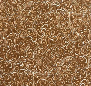Brown Swirl Fabric, Item No. 18187