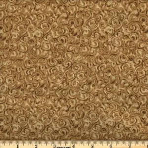 Brown Swirl Fabric, Item No. 20513
