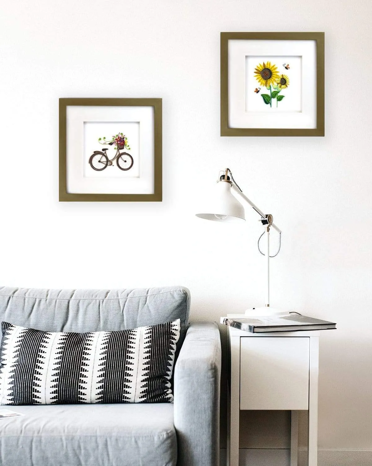 Brushed Gold Shadow Box Frame (6x6in)