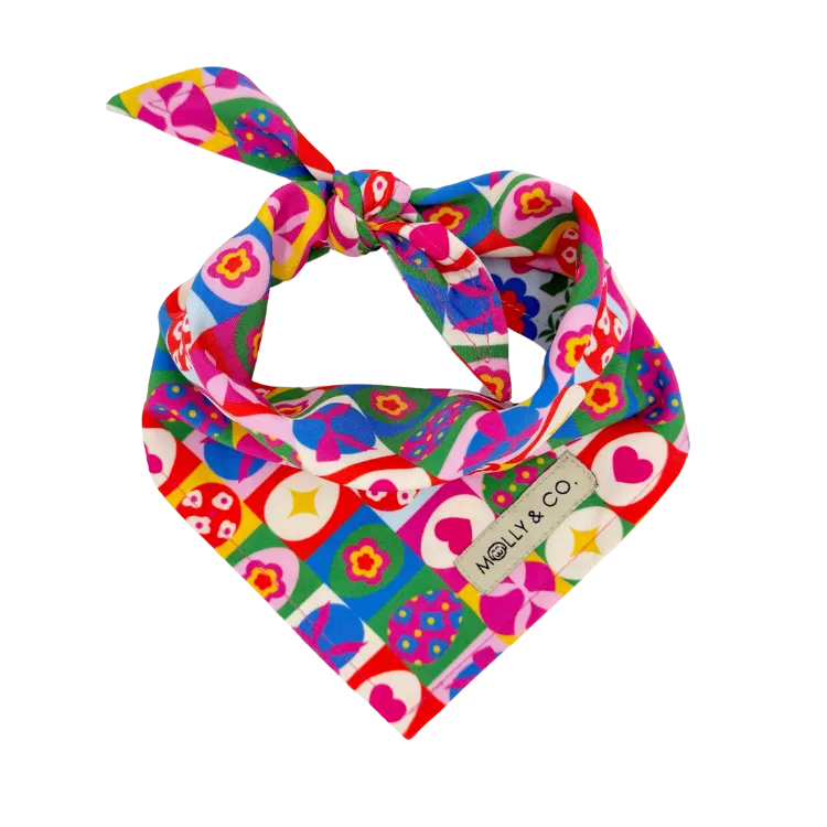 Bunny Bliss - Reversible Dog Bandana