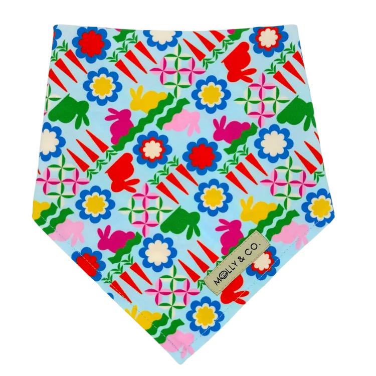 Bunny Bliss - Reversible Dog Bandana