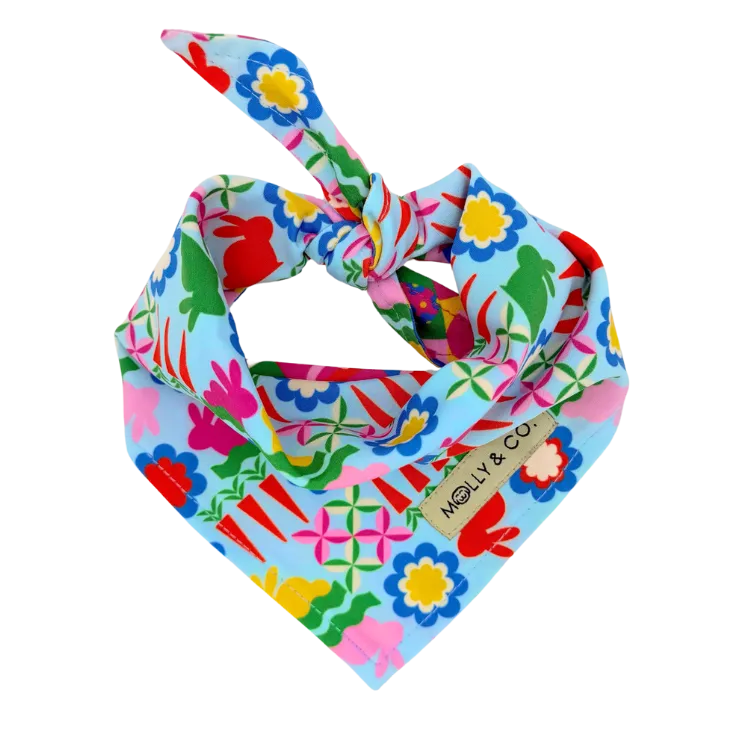 Bunny Bliss - Reversible Dog Bandana
