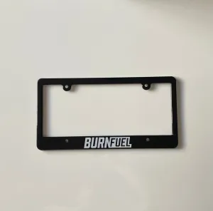 BurnFuel License Plate Frame