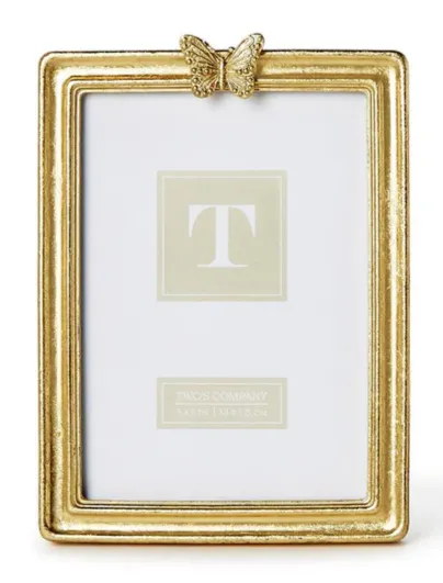 Butterfly Accent Goold Frame 5 X 7