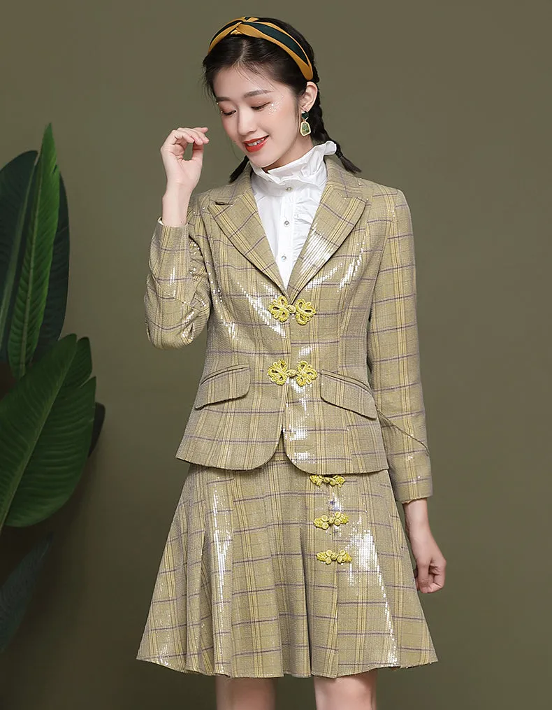 Candytuft Two-Piece Qipao Cheongsam