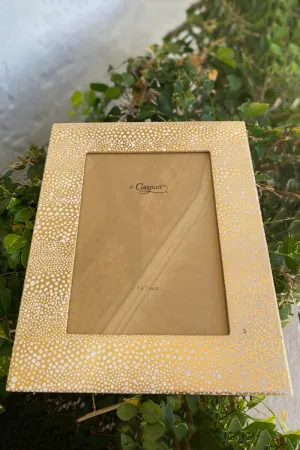 Caspari Pebble Gold 5x7 Frame
