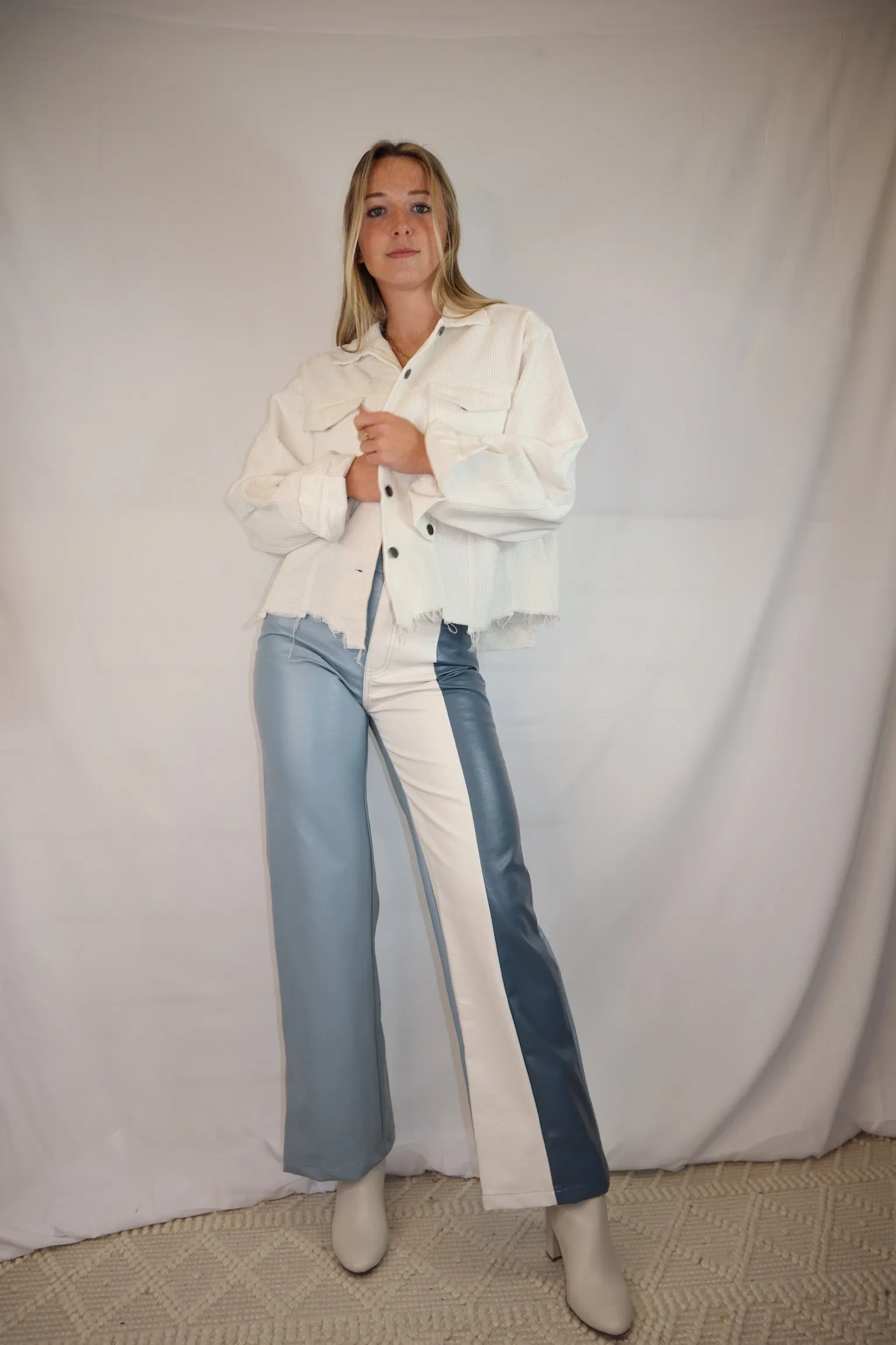 Cassie Vegan Leather Pants