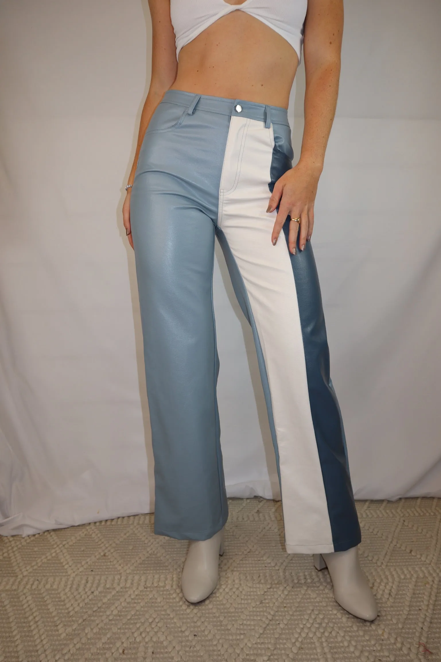 Cassie Vegan Leather Pants