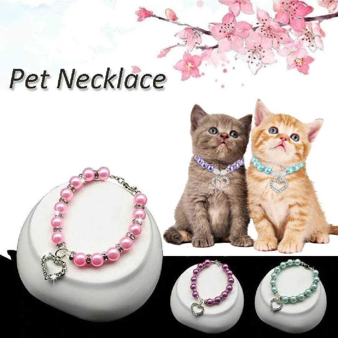 Cat Collar Heart Pendant. Unique.