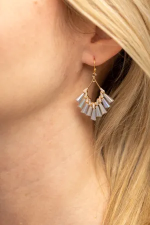 Chandelier Earrings - Gray