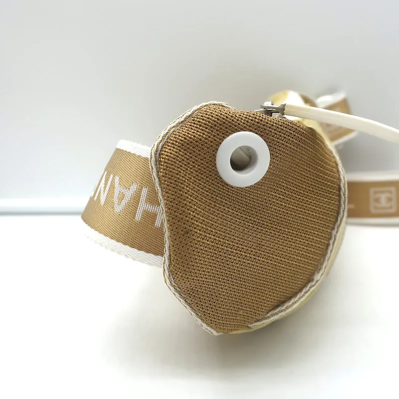 Chanel 2005 Sports Line CC Belt Bag Gold Fabric & Mesh