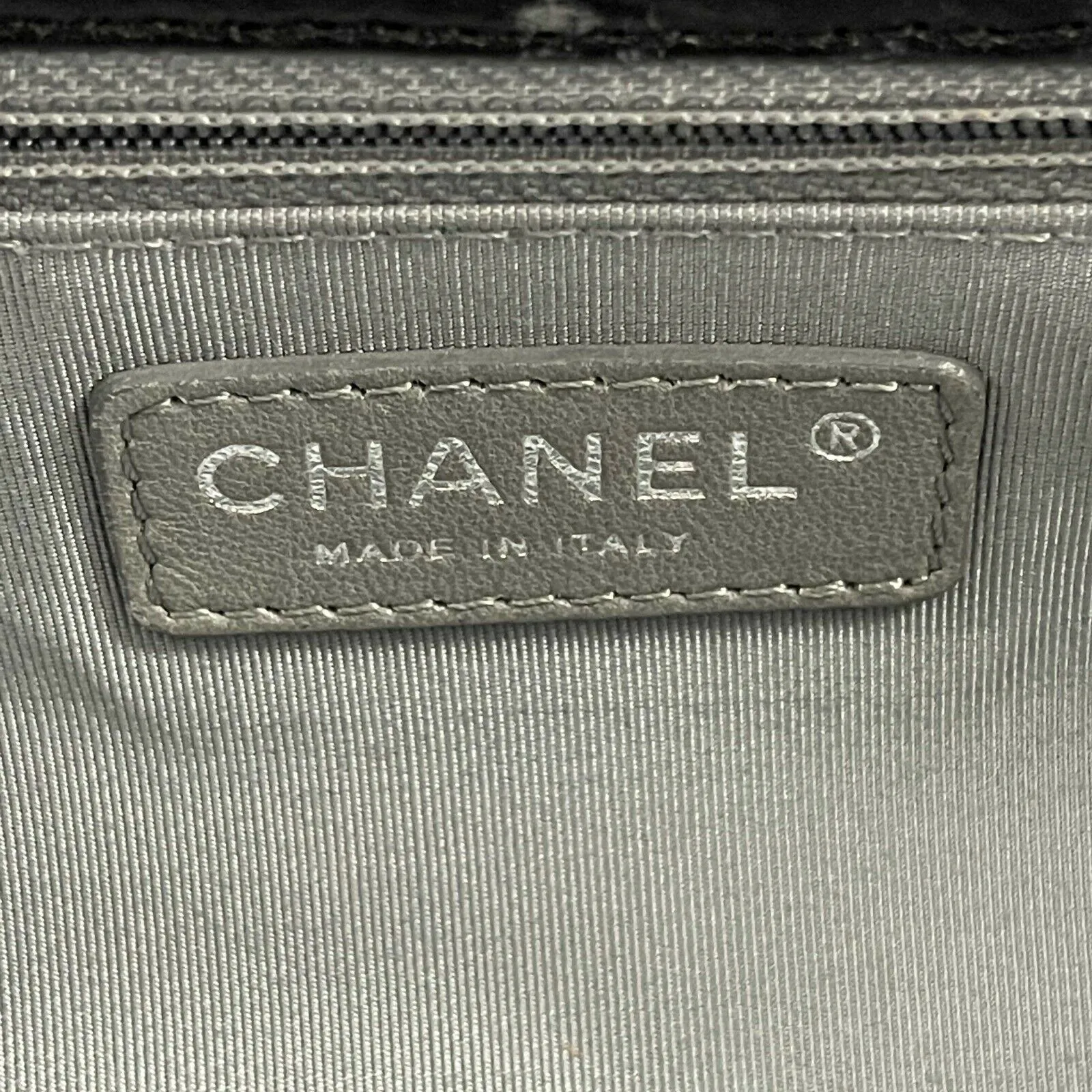 CHANEL - Black Lambskin Igloo Flap - Mademoiselle Turn Lock Crossbody / Shoulder