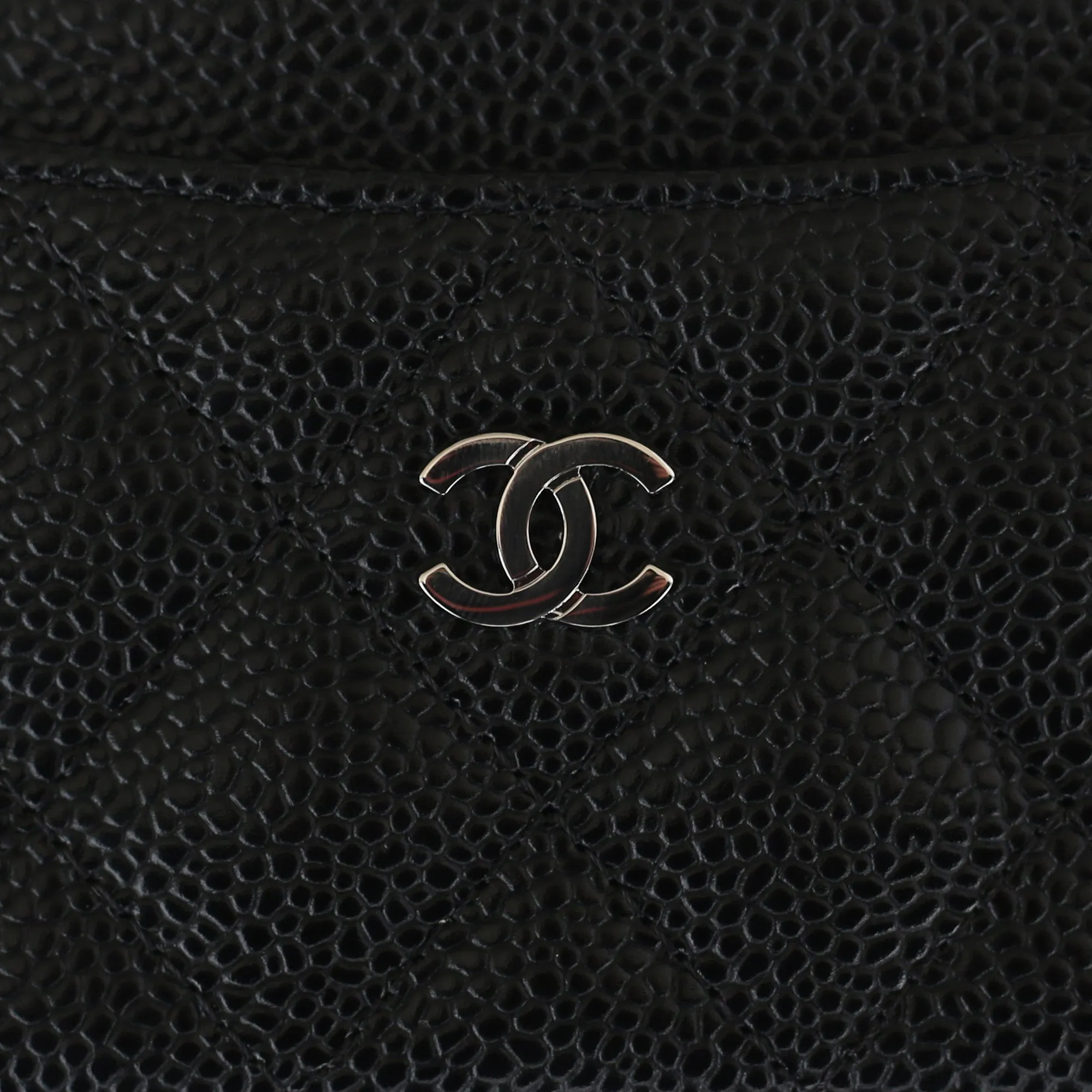 Chanel | Caviar Card Holder with SHW | One Size