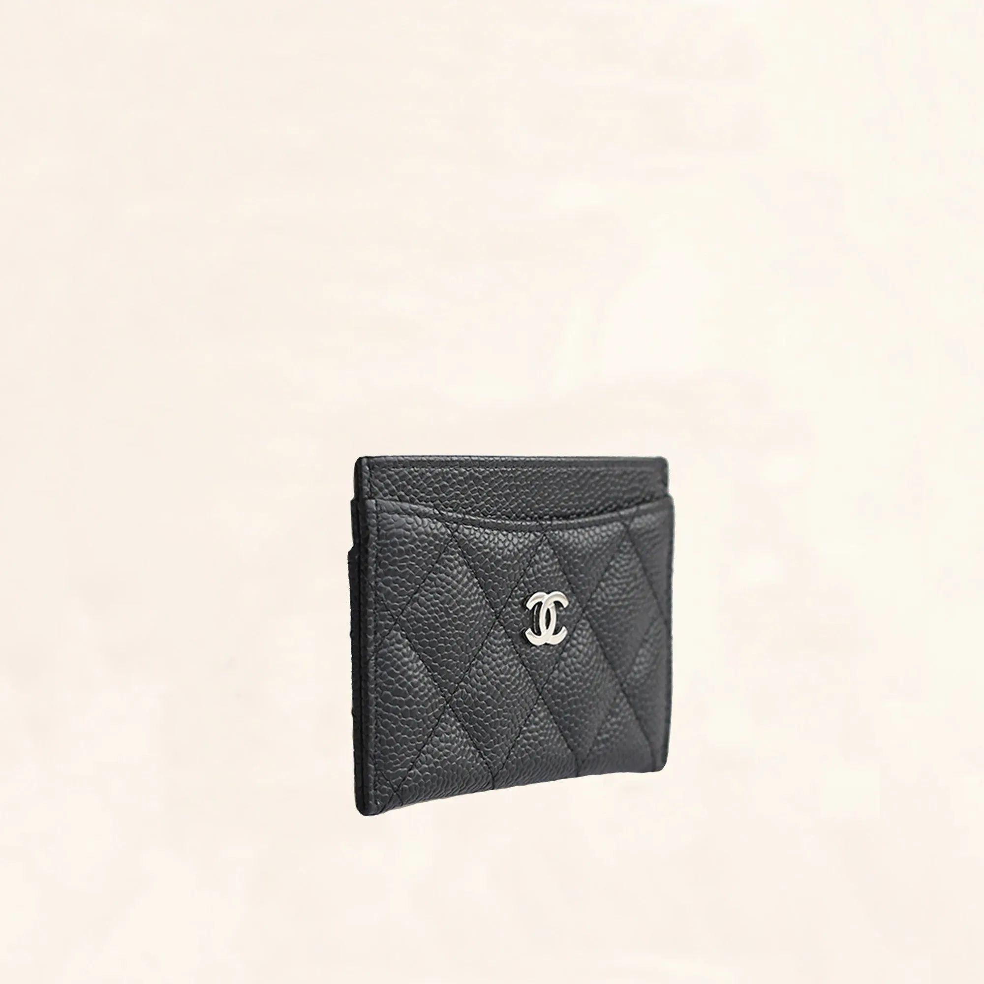 Chanel | Caviar Card Holder with SHW | One Size
