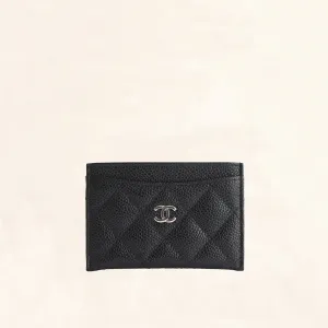 Chanel | Caviar Card Holder with SHW | One Size
