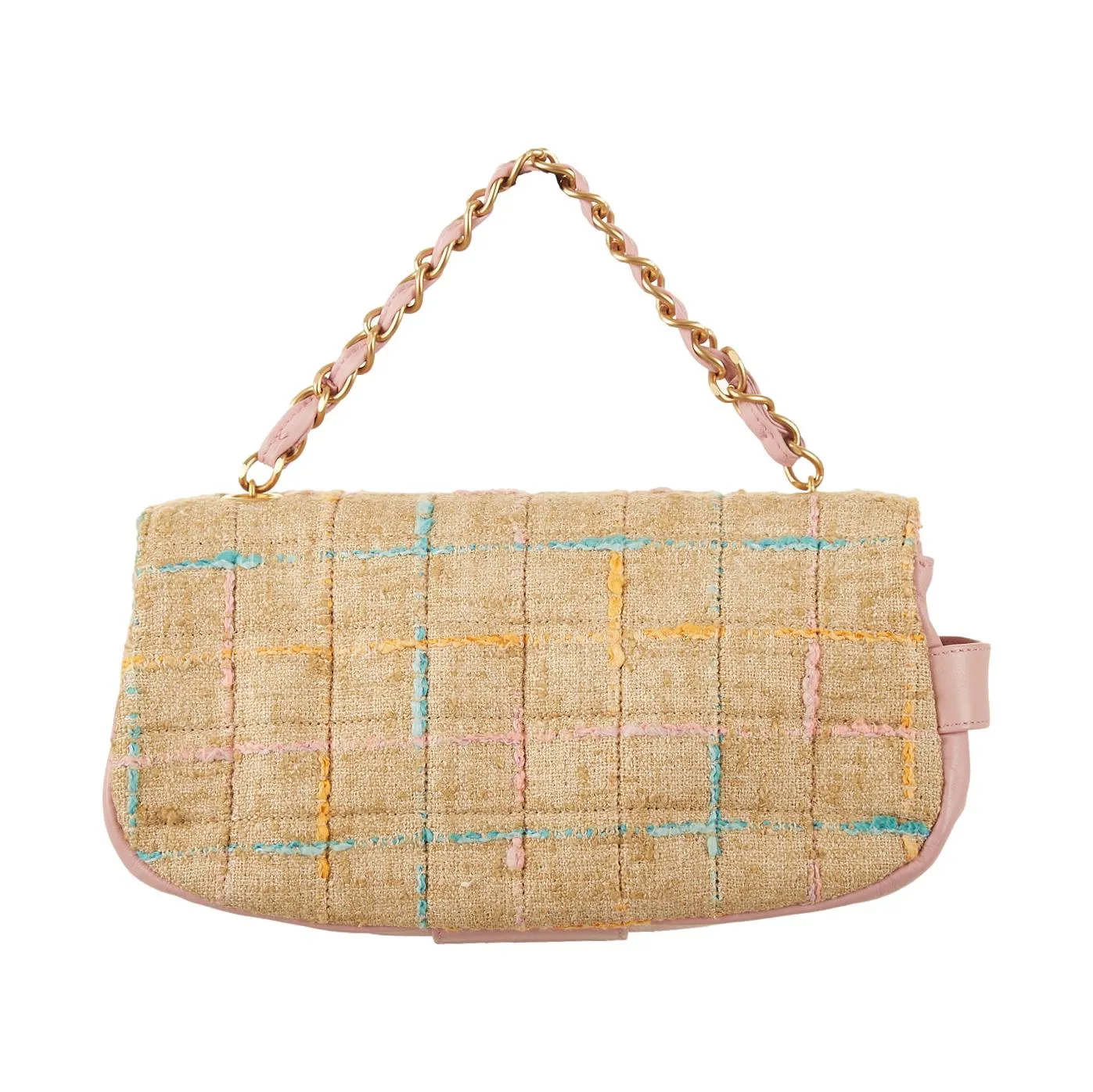 Chanel Pink Tweed 2Way Bag
