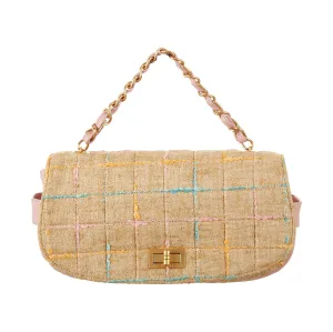 Chanel Pink Tweed 2Way Bag