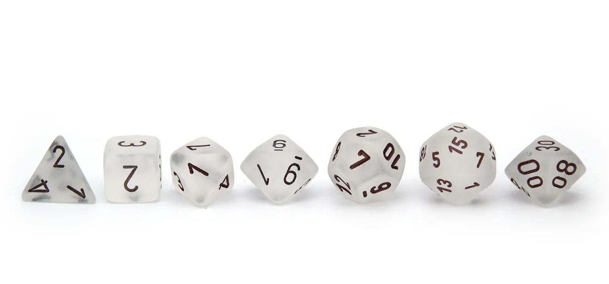 Chessex Frosted | Clear