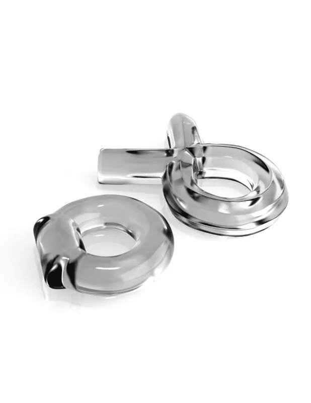 Classix Couples  Ring Set Clear