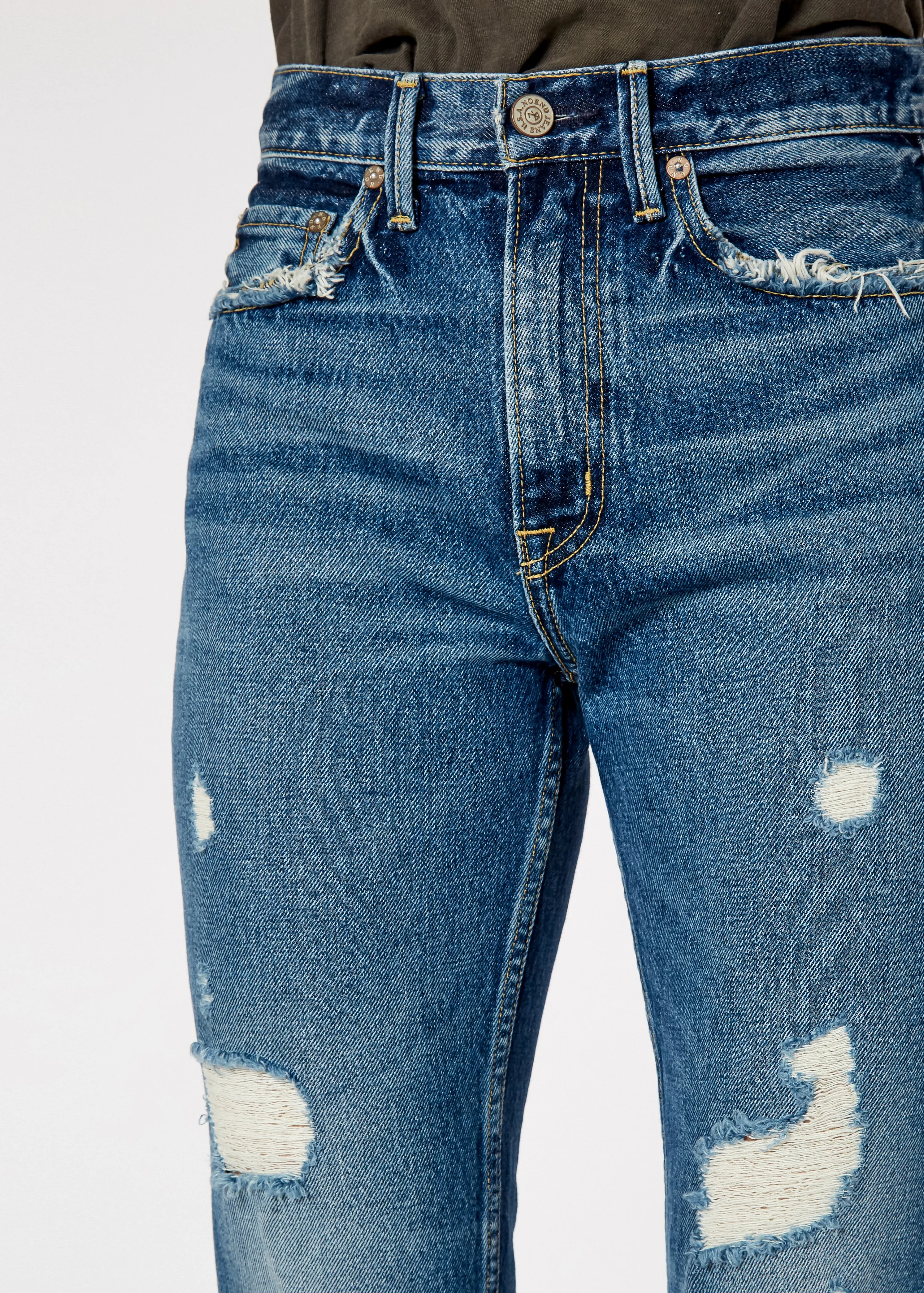 Claude High Rise Crop Straight