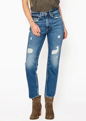 Claude High Rise Crop Straight