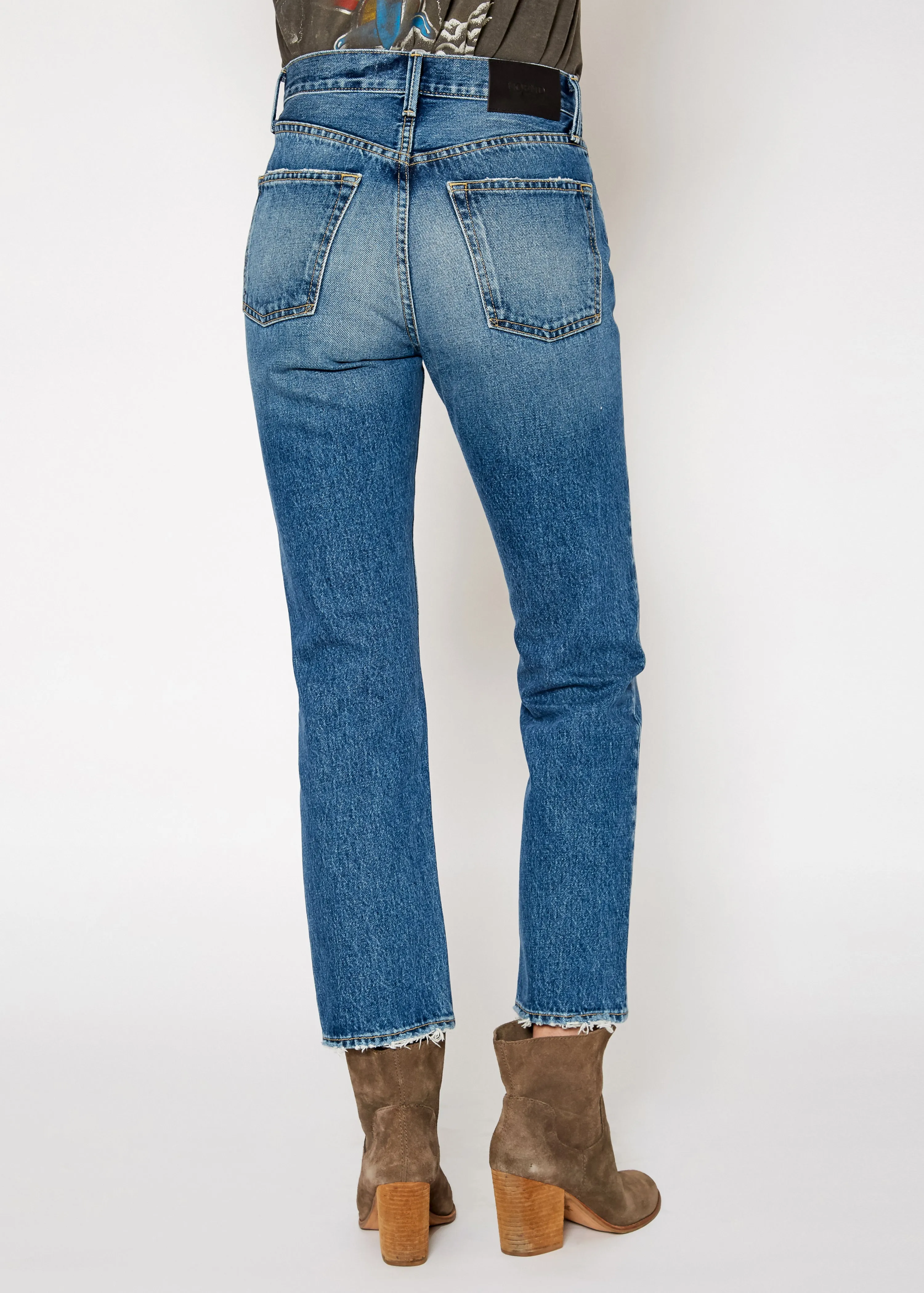 Claude High Rise Crop Straight