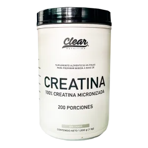 Clear Creatina 100% micronizada 200 porciones