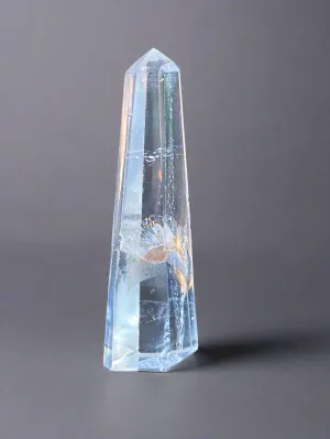 Clear Quartz Skinny Mini Tower