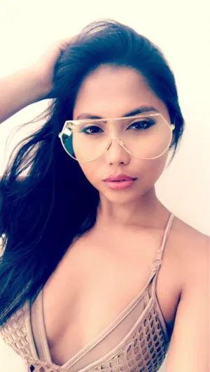 Clear "Lena" Gold Aviators