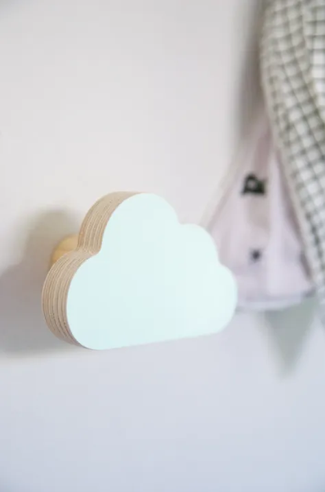 Cloud Wall Hook - Soft Mint