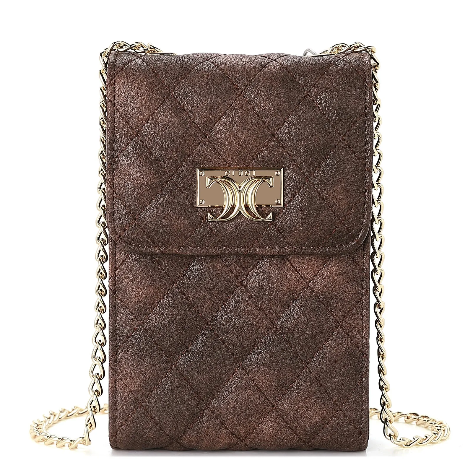 CLUCI Crossbody Cellphone Purse for Women Trendy Phone Wallet Flap Case Small Bags Satchels Wallet with Adjustable Straps
