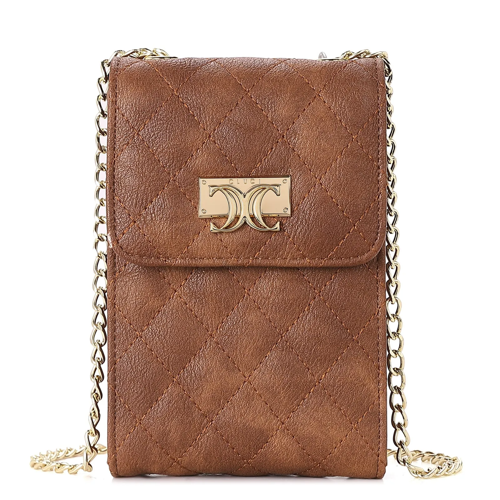 CLUCI Crossbody Cellphone Purse for Women Trendy Phone Wallet Flap Case Small Bags Satchels Wallet with Adjustable Straps