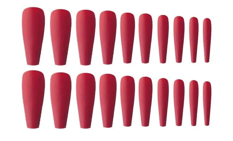 Coffin Matte Red