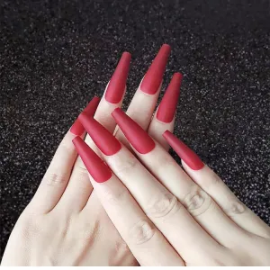 Coffin Matte Red