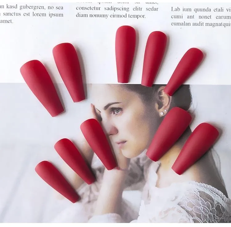 Coffin Matte Red
