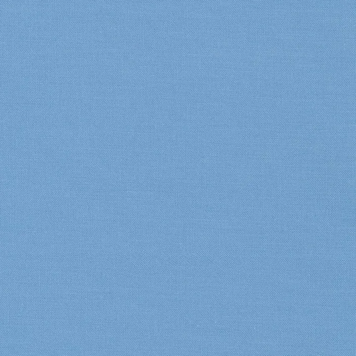 Cotton Candy Blue Solid Fabric, KONA Cotton, Item No. 23317