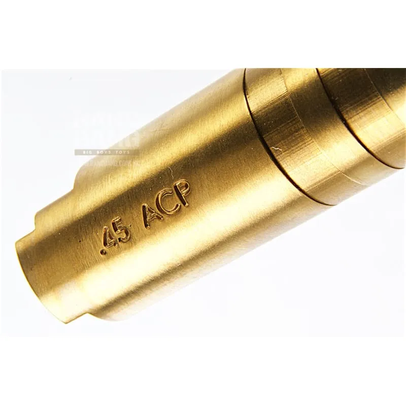 COWCOW Technology Tornado Stainless Steel Threaded Outer Barrel for Tokyo Marui Hi-Capa 5.1 GBB Series (.45 marking) - Gold