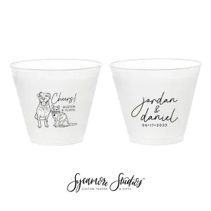 Custom Pet Illustration - Cheers