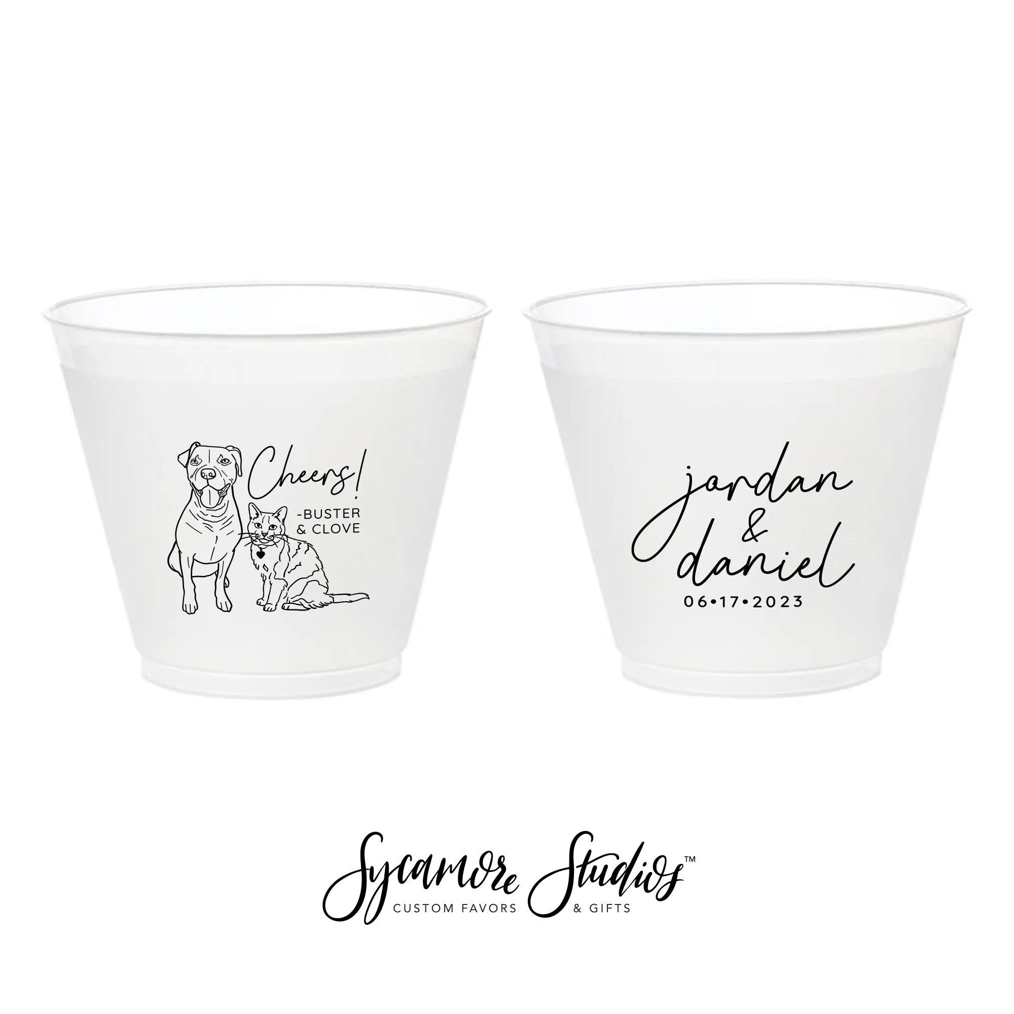 Custom Pet Illustration - Cheers