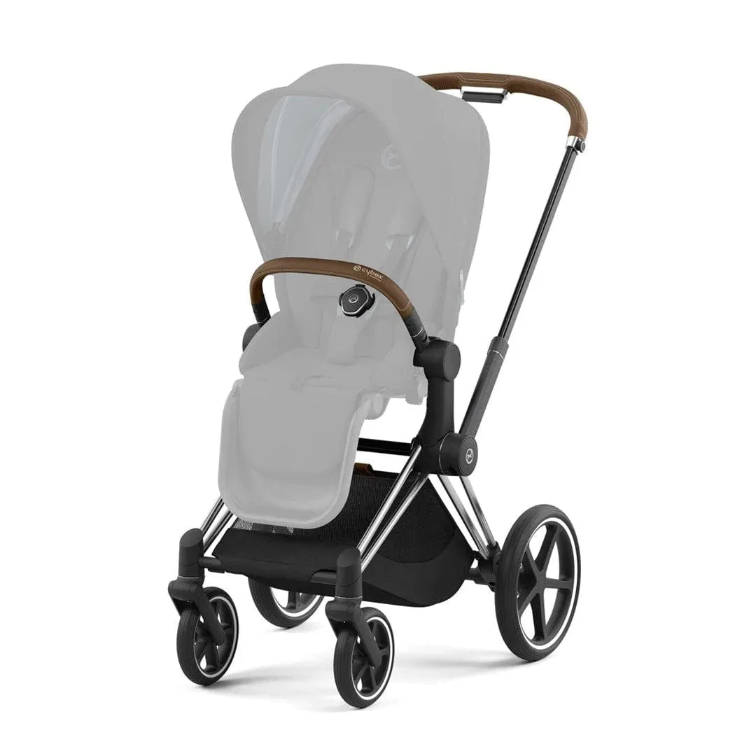 Cybex Priam Frame - Chrome with Brown