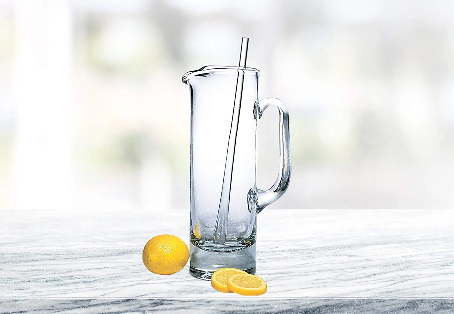 (D) 'Manhattan' 54 Oz, Premium Quality Lead Free Crystal Pitcher