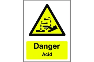 Danger Acid Sign