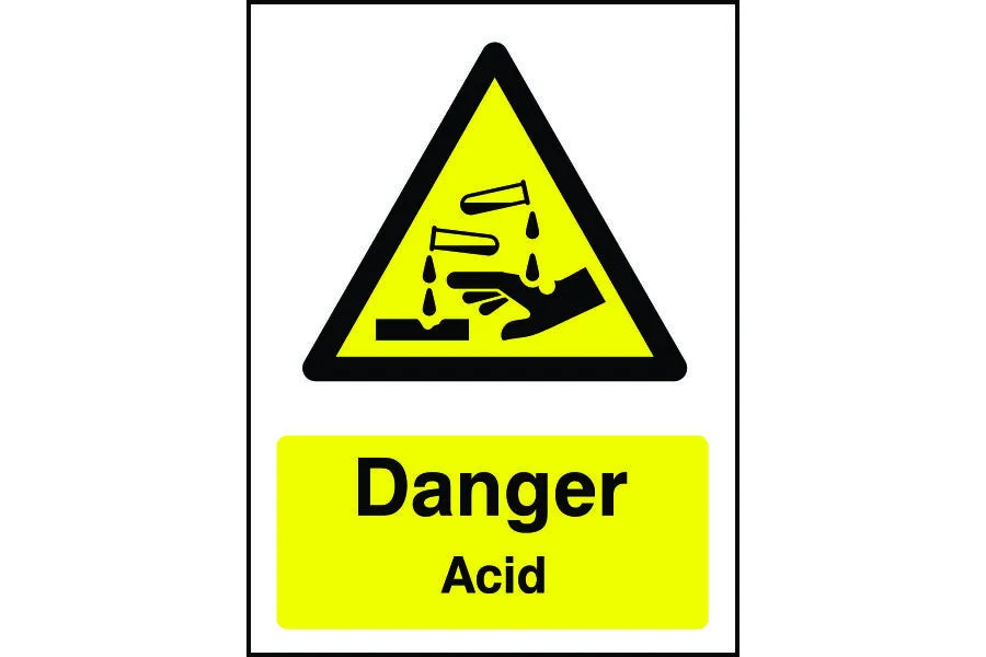 Danger Acid Sign