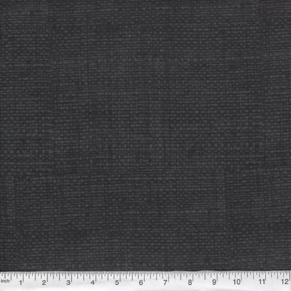 Dark Gray Burlap Look Cotton Fabric, Item No. 19100