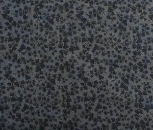 Dark Gray Floral Fabric, Item No. 20236