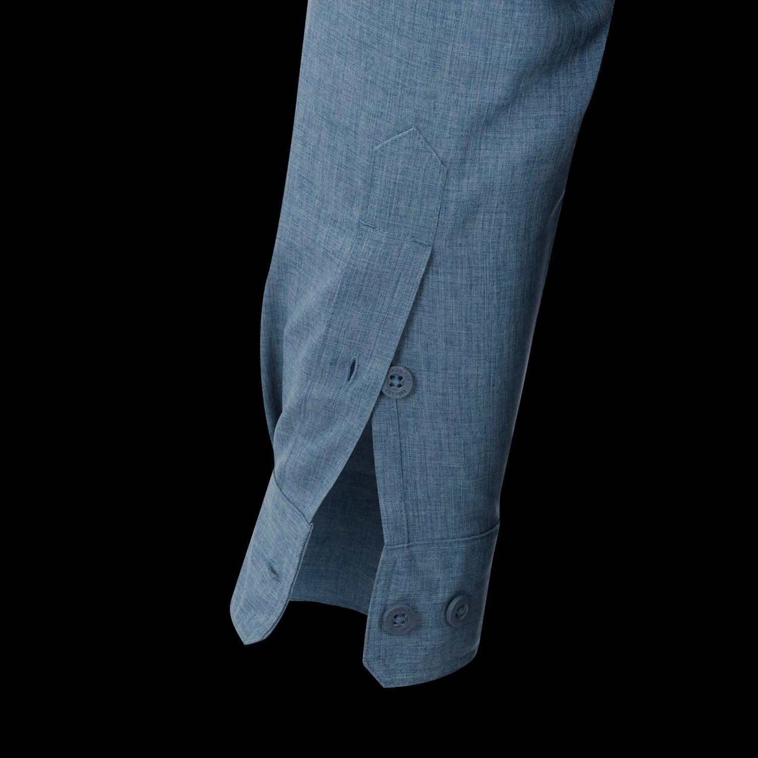 DEFENDER Mk2 Gentleman Shirt - Melange Blue