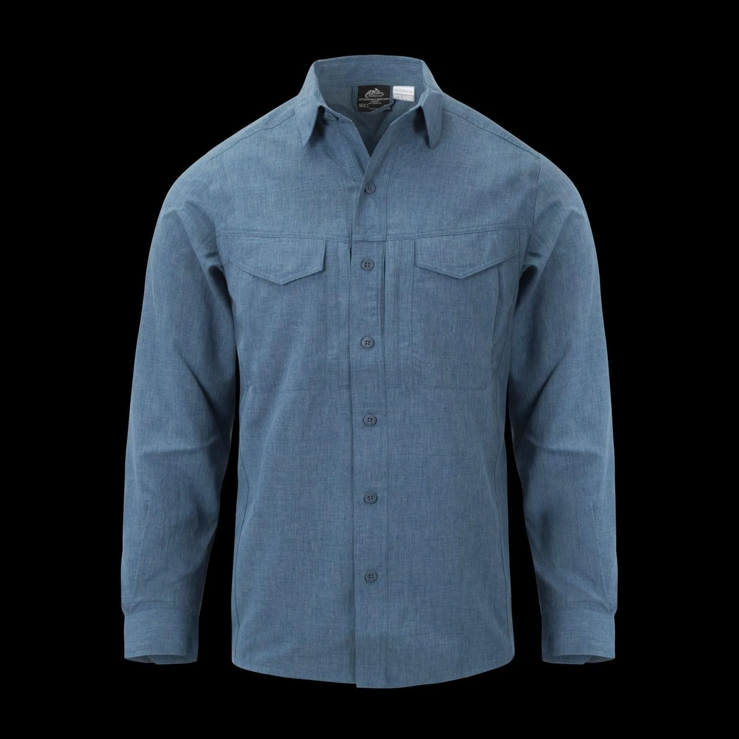 DEFENDER Mk2 Gentleman Shirt - Melange Blue